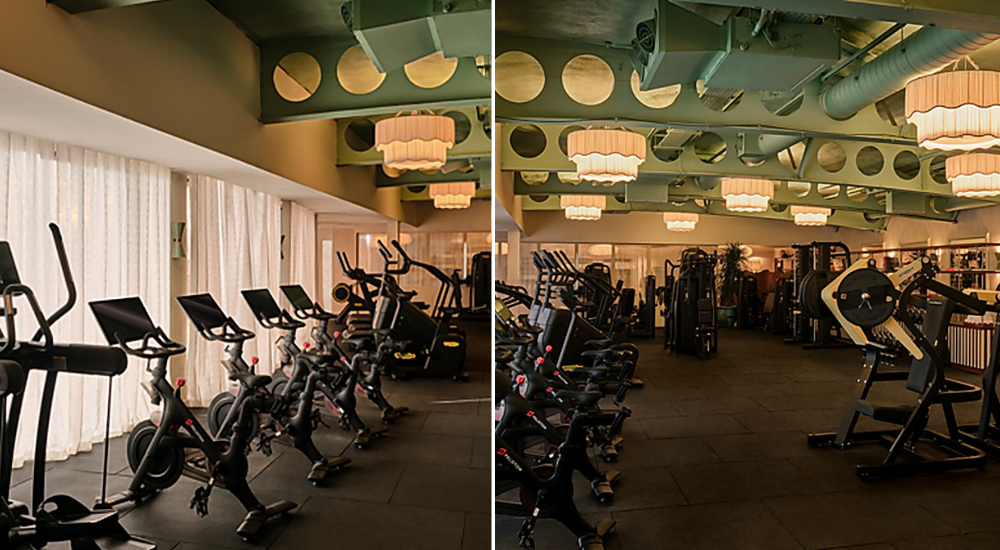 Brighton Beach House — gym interior and flooring