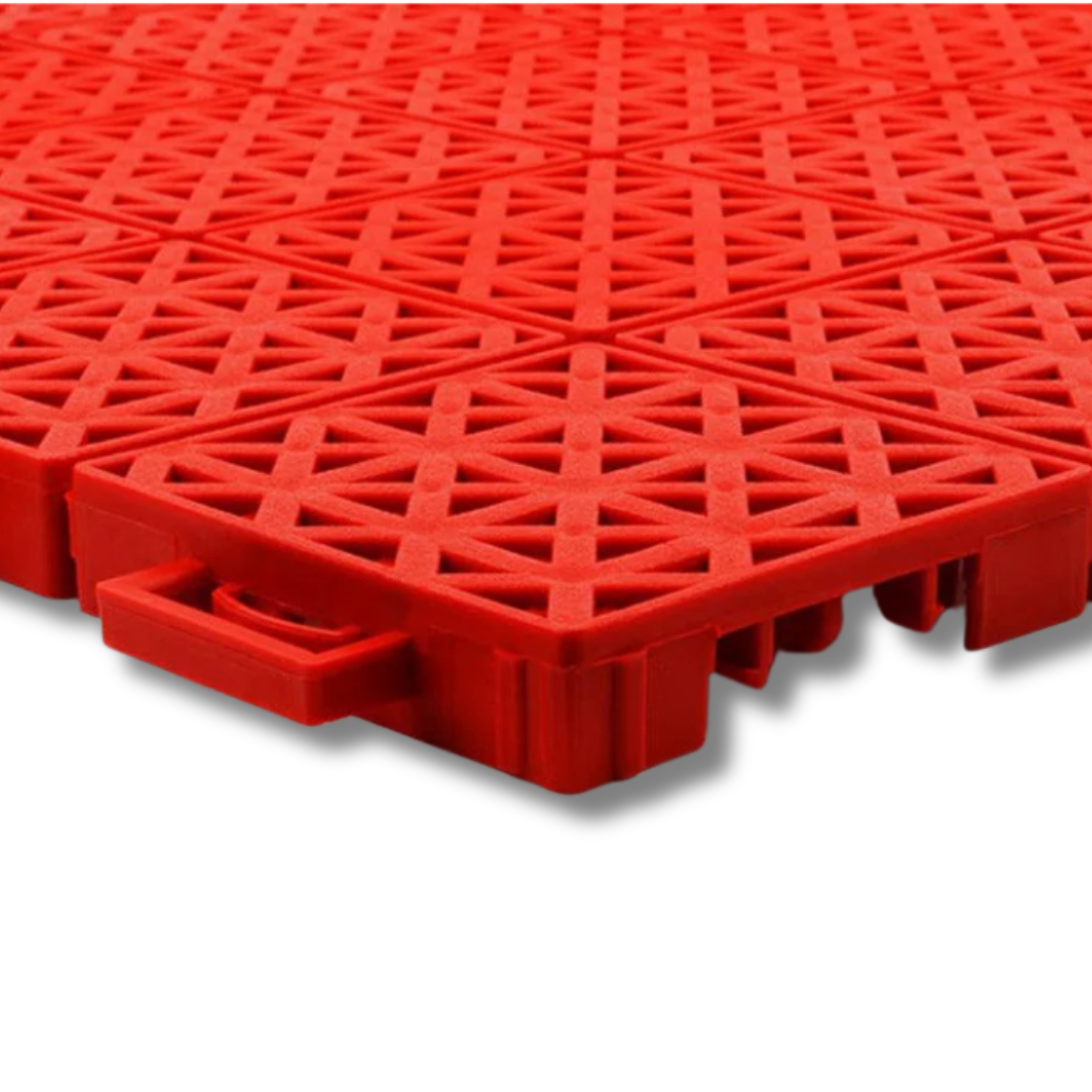 Superstrata Court Standard tile close-up red