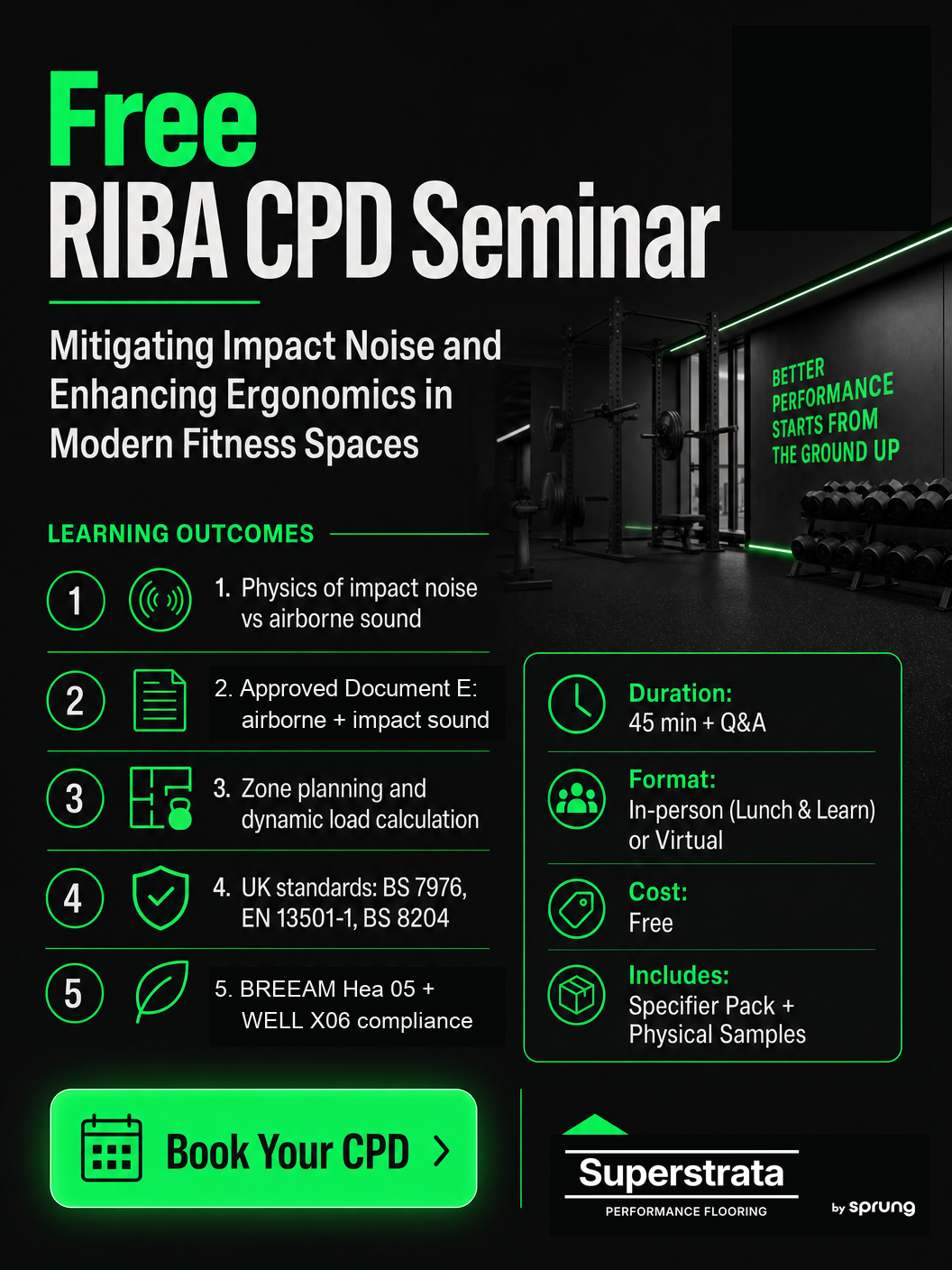 Superstrata CPD seminar overview for architects and specifiers